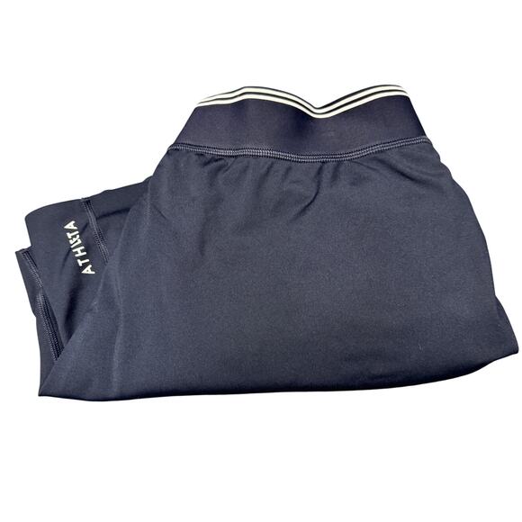Athleta Skort Womens Large Navy Blue Ace Advantage Tipped Activewear Golf Tennis - Picture 1 of 9